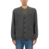 LOGO LAPEL CARDIGAN