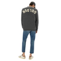LOGO LAPEL CARDIGAN