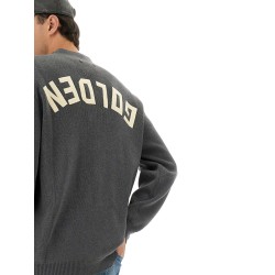 LOGO LAPEL CARDIGAN