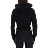 CROPPED SWEATSHIRT WITH "BAROQUE" LOGO PATCH
