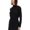 SHIRT WITH DRAPED COLLAR