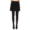 DOUBLE CREPE BASQUE SKIRT