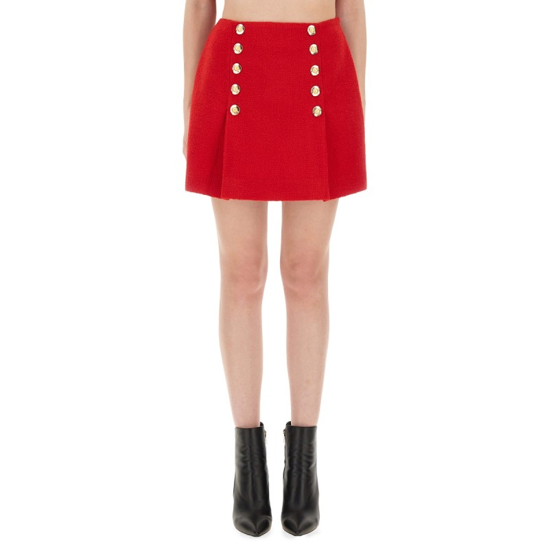 WOOL MINI SKIRT