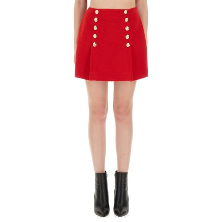 WOOL MINI SKIRT