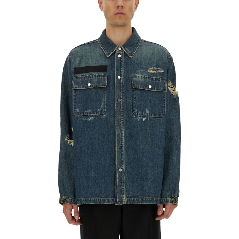 DENIM UNIFORM SHIRT