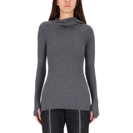 RIBBED WOOL SWEATER