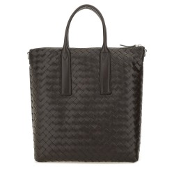 "NORTH-SOUTH" WOVEN TOTE BAG