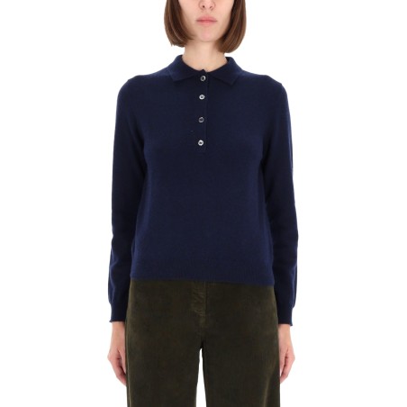 CASHMERE POLO SHIRT