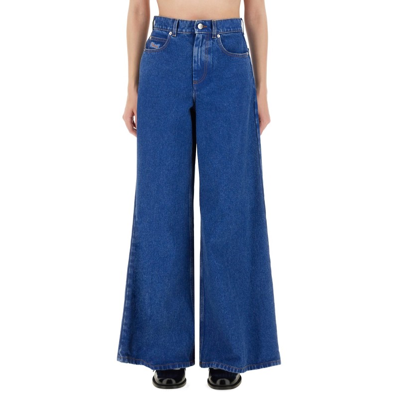 DENIM WIDE LEG JEANS