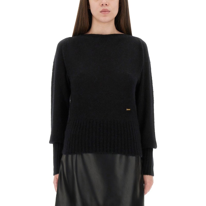 BOAT-NECK SWEATER