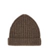 WOOL AND COTTON BLEND BEANIE