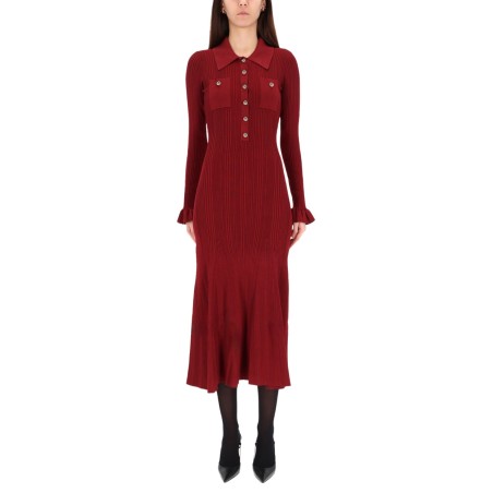 MIDI DRESS WITH COLLAR