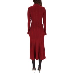 MIDI DRESS WITH COLLAR