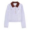 JERSEY WITH CONTRASTING COLLAR