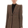 PLAID WOOL TAILORED JACKET