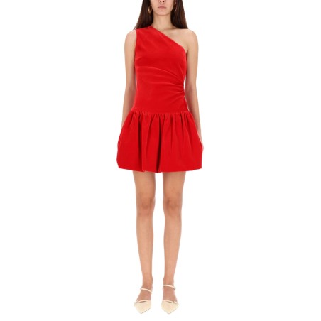 ONE-SHOULDER MINI DRESS "BLOOMER" EFFECT