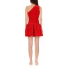 ONE-SHOULDER MINI DRESS "BLOOMER" EFFECT