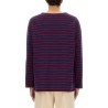 LONG SLEEVE T-SHIRT WITH "CHEZ VALENTINO" PRINT