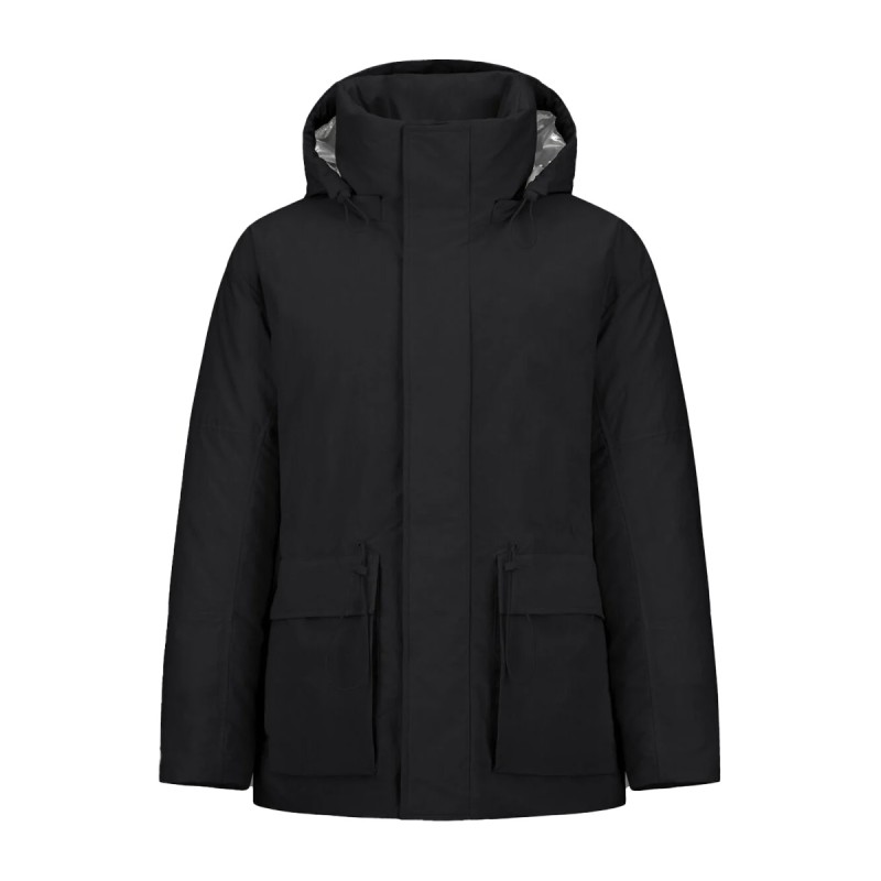 "CRINKLE METALLIC" PARKA