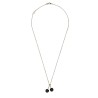 CHEZ VALENTINO METAL AND ENAMEL NECKLACE