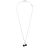 CHEZ VALENTINO METAL AND ENAMEL NECKLACE