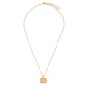 BRASS AND ENAMEL "OVALETTE" NECKLACE