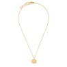 BRASS AND ENAMEL "OVALETTE" NECKLACE