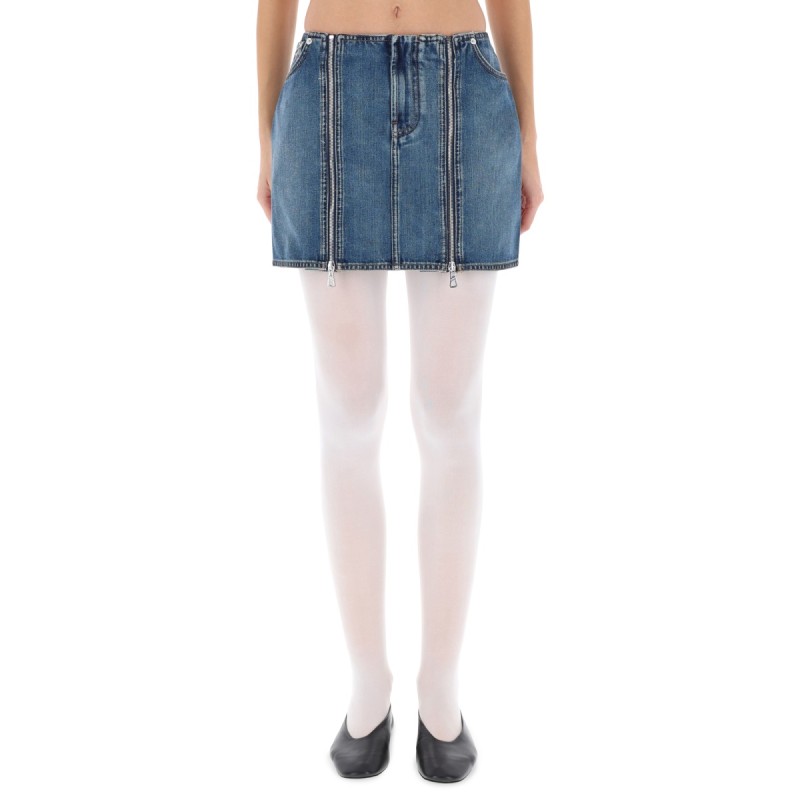 MINISKIRT WITH DOUBLE ZIPPER