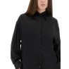 STRETCH SILK SATIN SHIRT