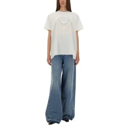 T-SHIRT WITH LACE INSERT