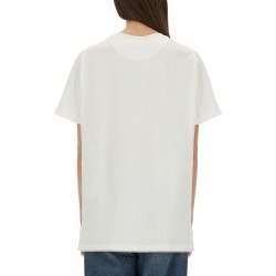 T-SHIRT WITH LACE INSERT