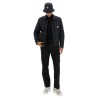 CHECKED COTTON GABARINE SHIRT JACKET