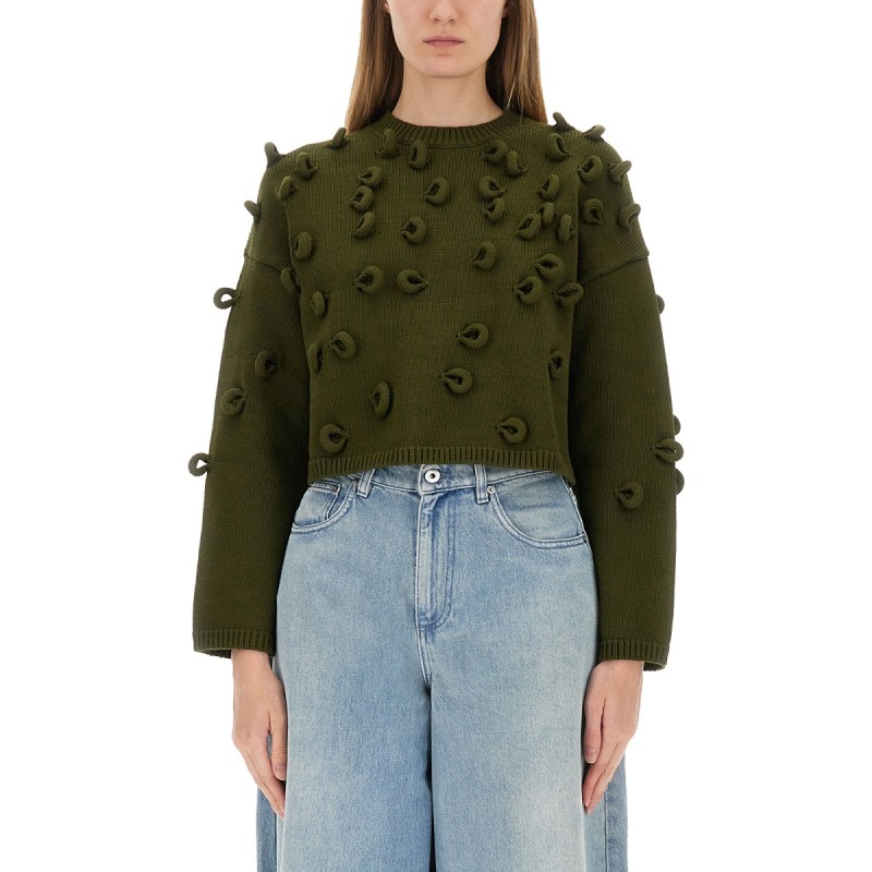 LOOP CROPPED JERSEY