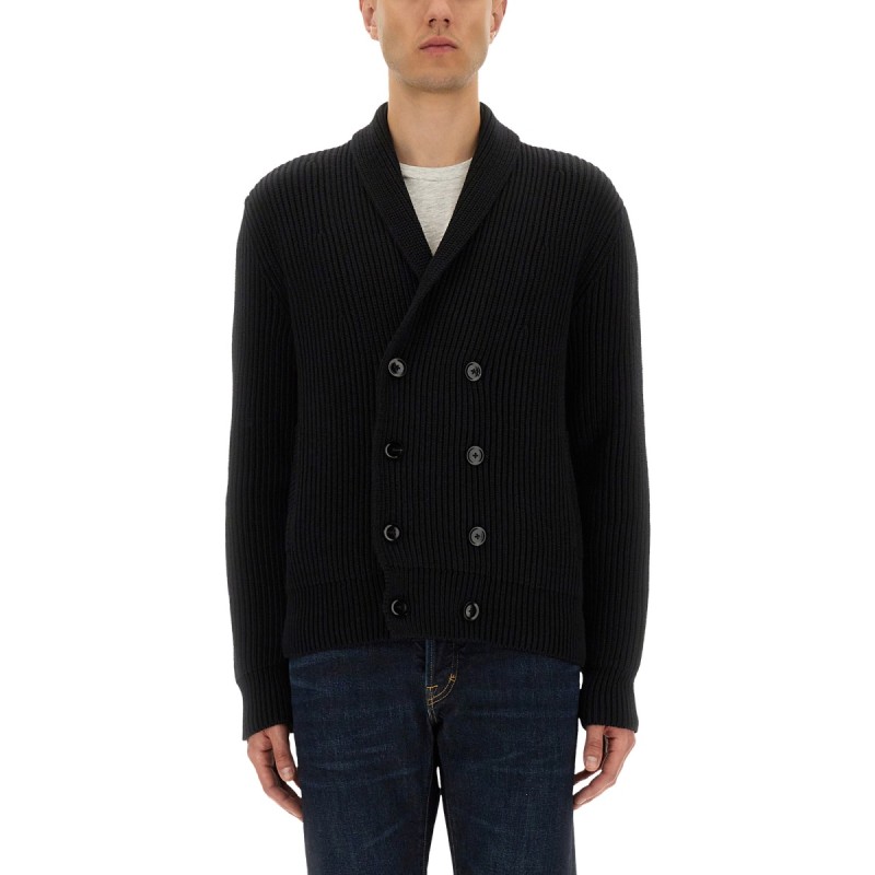 DOUBLE-BREASTED CARDIGAN