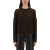 WOOL SWEATER WITH BUTTON DETAIL