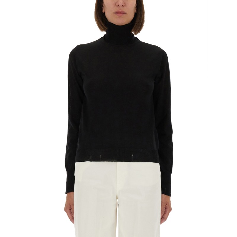 WORN EFFECT WOOL SWEATER