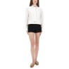 COTTON POPLIN SHIRT WITH CLAMP