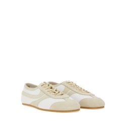 LEATHER AND SUEDE SNEAKER