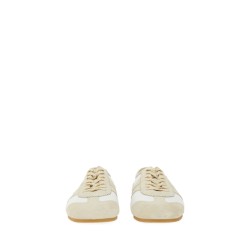 LEATHER AND SUEDE SNEAKER