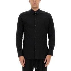 GOLD POPLIN STRETCH SHIRT