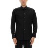 GOLD POPLIN STRETCH SHIRT
