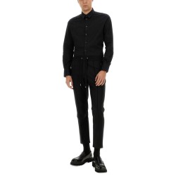 GOLD POPLIN STRETCH SHIRT