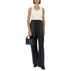 WOOL AND COTTON PANTS