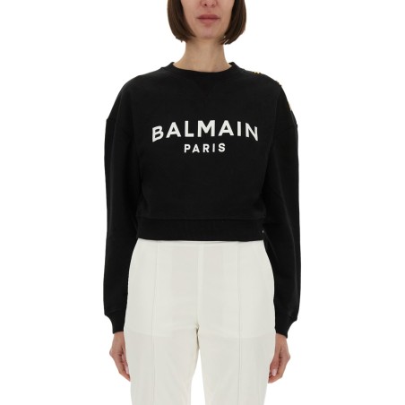 SWEATSHIRT WITH LOGO PRINT