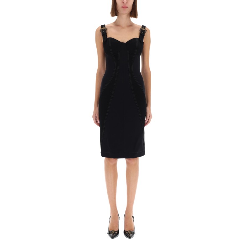 "BAROQUE" BUCKLED DRESS