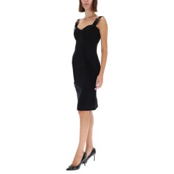 "BAROQUE" BUCKLED DRESS