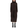 "TROMPE L'OEIL" MIDI DRESS
