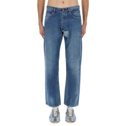 JEANS WITH SHELTER DETAIL