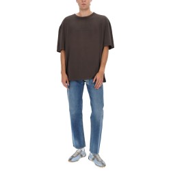 JEANS WITH SHELTER DETAIL