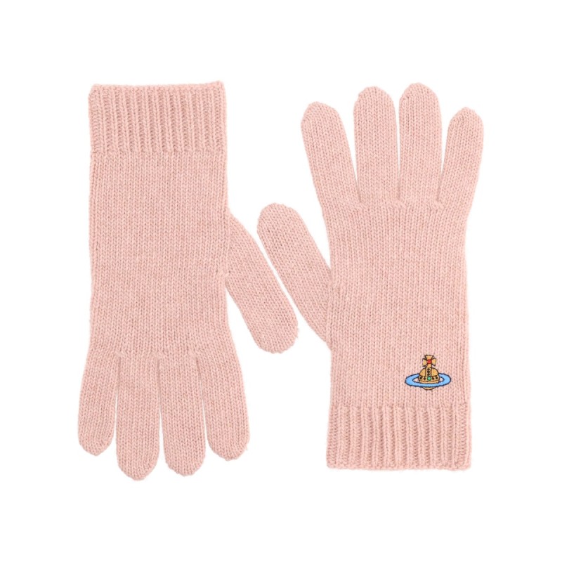 GLOVES WITH ORB EMBROIDERY